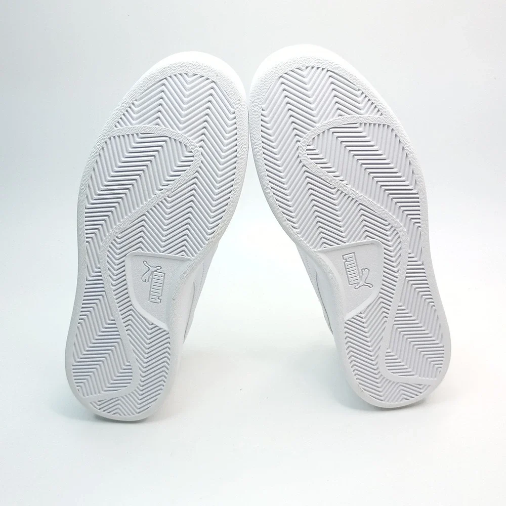 Puma Ace Court Shoe Men Size 12 White Synthetic Leather Sneakers 406570 01